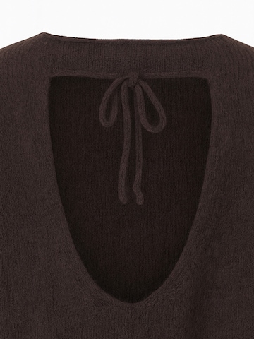 Nudyess Oversizepullover 'Como' in Braun