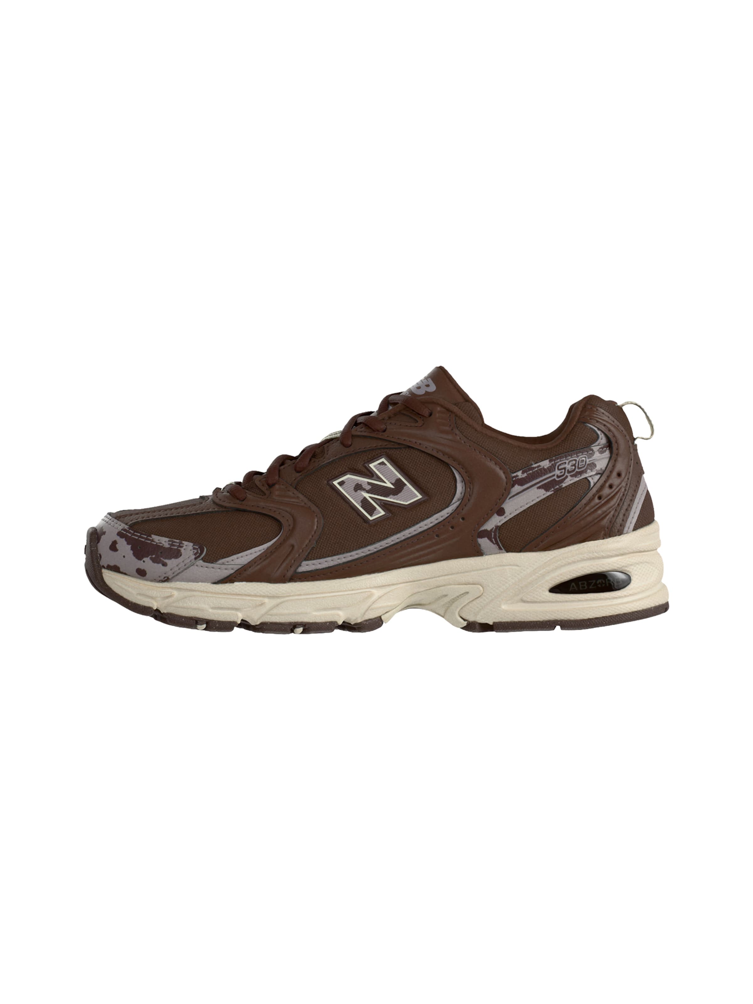 Baskets basses '530' new balance en marron : devant