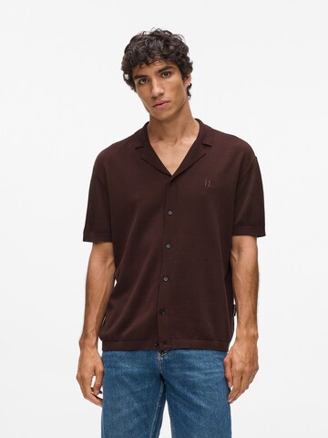 Karl LagerfeldKardigan - smeđa boja: prednji dio