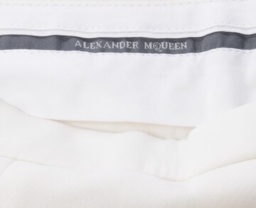 Alexander McQueen Stoffhose M in Weiß
