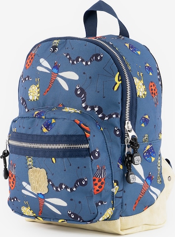 Pick & Pack Backpack 'Insect' in Blue: front