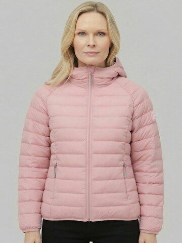 Derbe Übergangsjacke 'Lightby' in Pink: Vorderseite