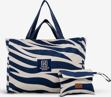 SummerGear Strandtas 'Duna XL' in Blauw: voorkant