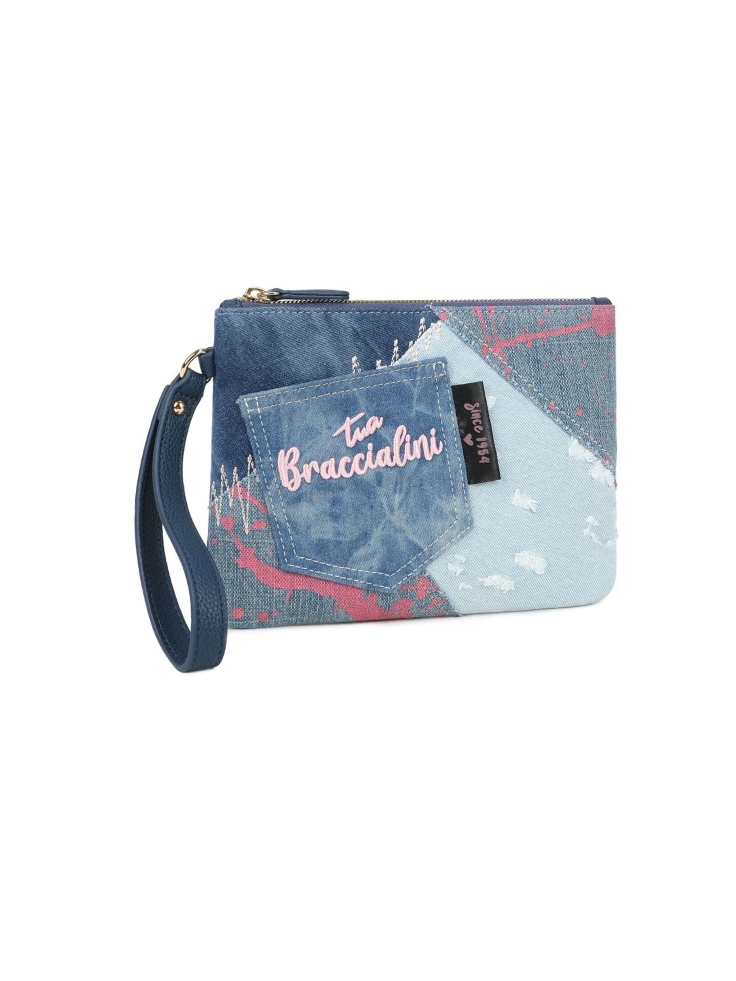 Braccialini - Bolso de noche 'Milly' en azul