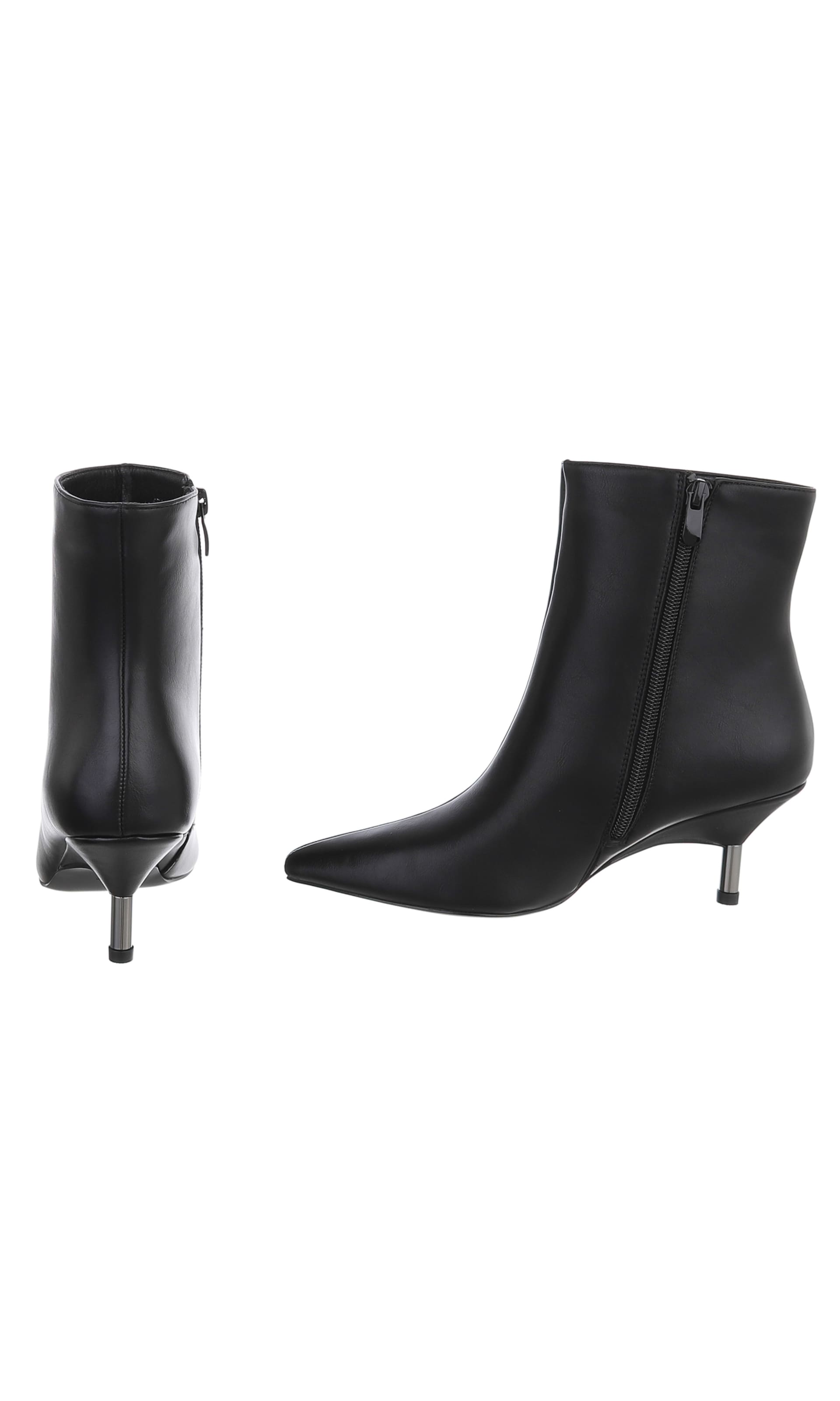 Ital-Design Ankle Boots in Black