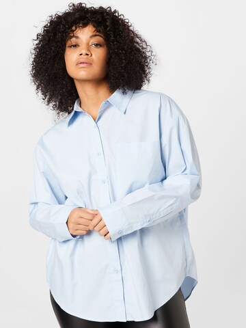 Z-One Blouse 'Diane' in Blue: front