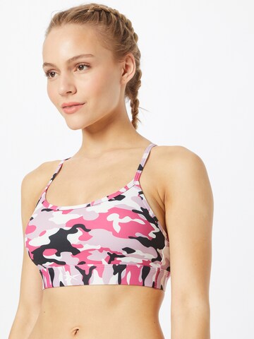 Bustier Soutien-gorge de sport Reebok en rose : devant