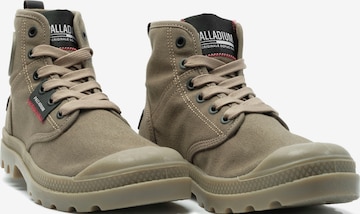 Palladium Lace-Up Boots in Green