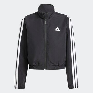 ADIDAS SPORTSWEAR Sportjacke 'Essentials' in Schwarz: Vorderseite