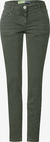 CECIL Slim fit Jeans in Green: front