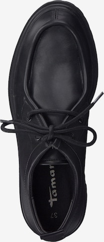 TAMARIS - Sapato com atacadores em preto