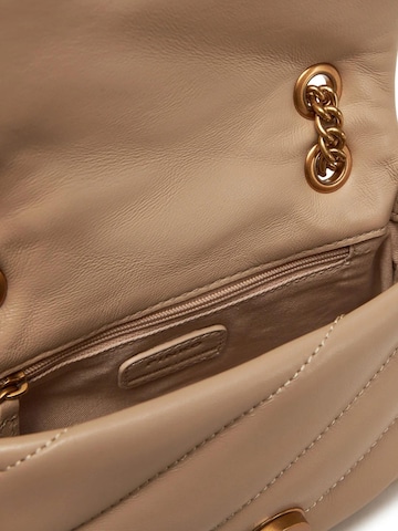 PINKO Schoudertas 'Pinko Sac Rabat Love Puff Baby Cl Sheep Nappa Beige' in Beige