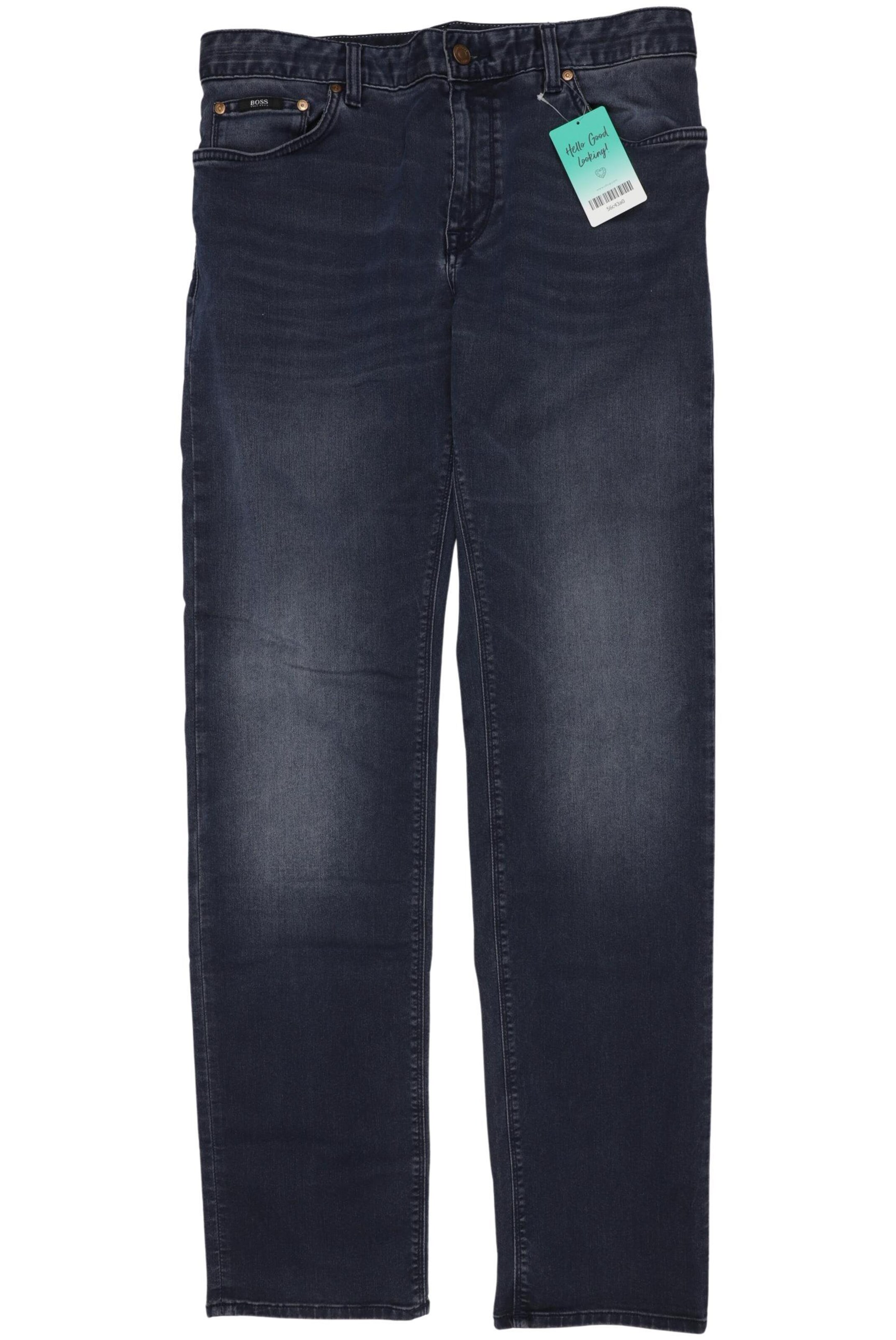 BOSS Black Jeans in 33 in Blue: front