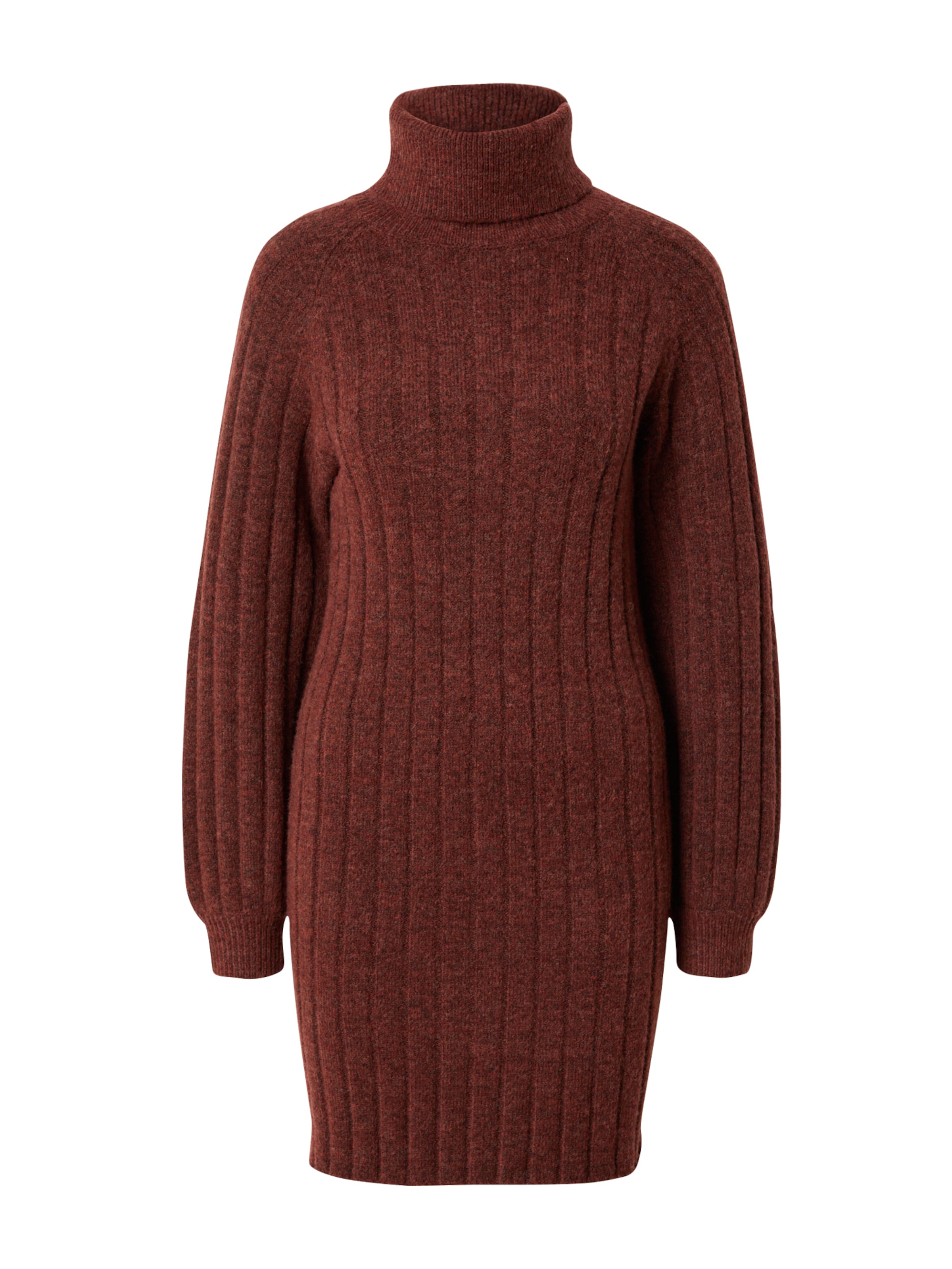 florence by mills exclusive for ABOUT YOU - Vestido de punto 'Eucalyptus' en marrón: frente