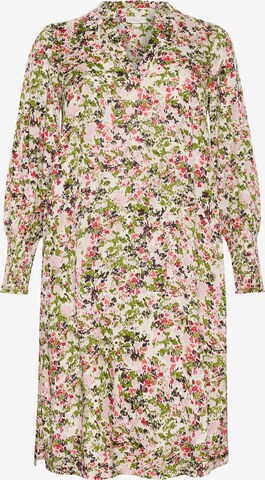 Robe 'Dry' KAFFE CURVE en beige : devant