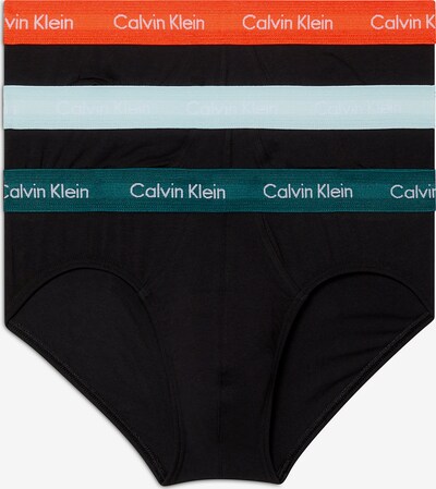 Calvin Klein Underwear Slip en jade / rouge feu / blanc cassé, Vue avec produit