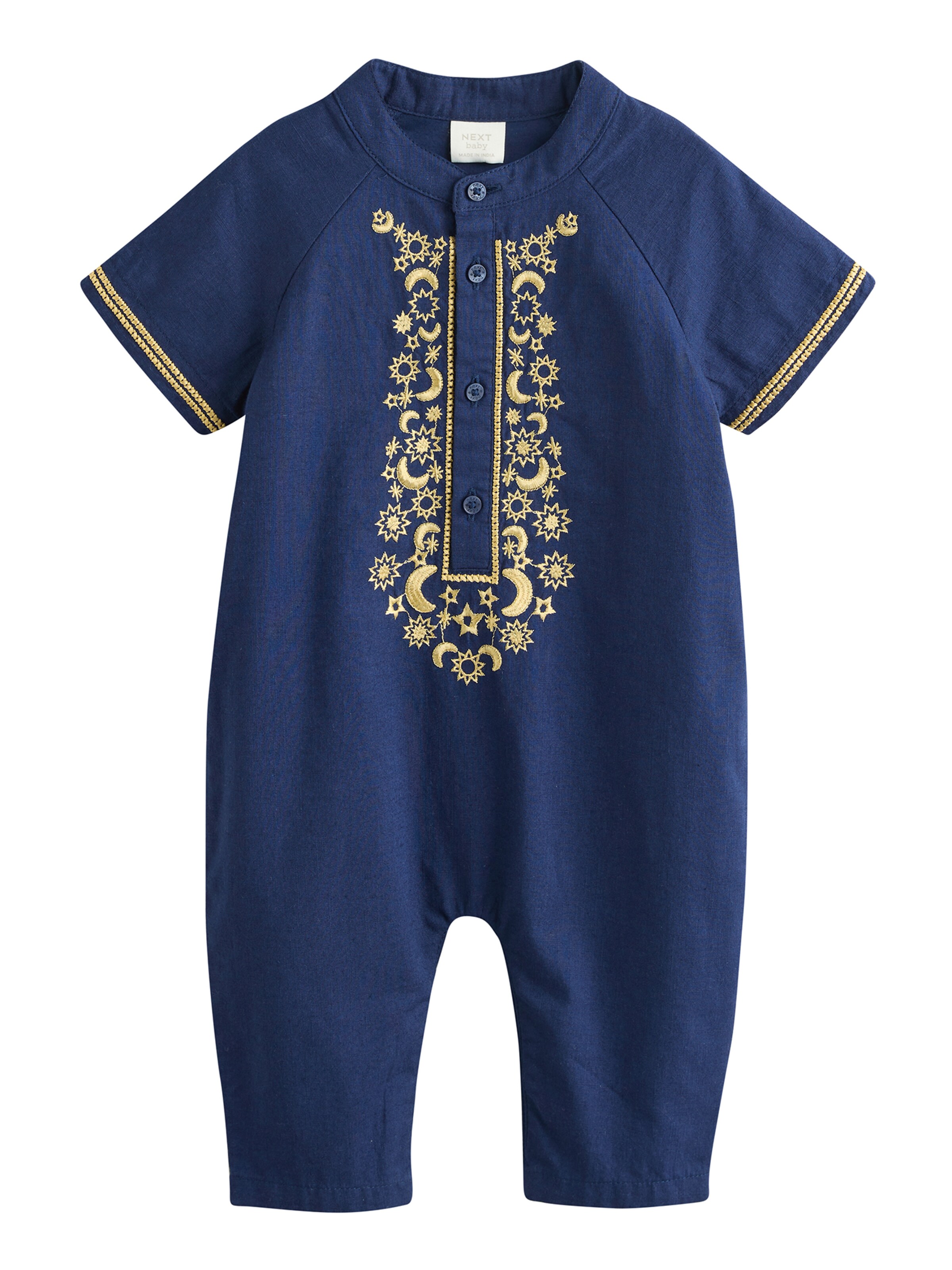 Next Śpiochy/body w kolorze niebieski: przód