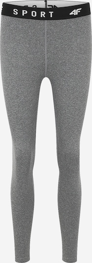 4F Спортен панталон в сив меланж / черно, Преглед на продукта