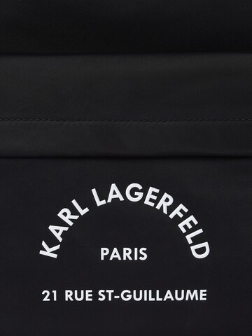Karl Lagerfeld Rucksack 'Rue St-Guillaume' in Schwarz