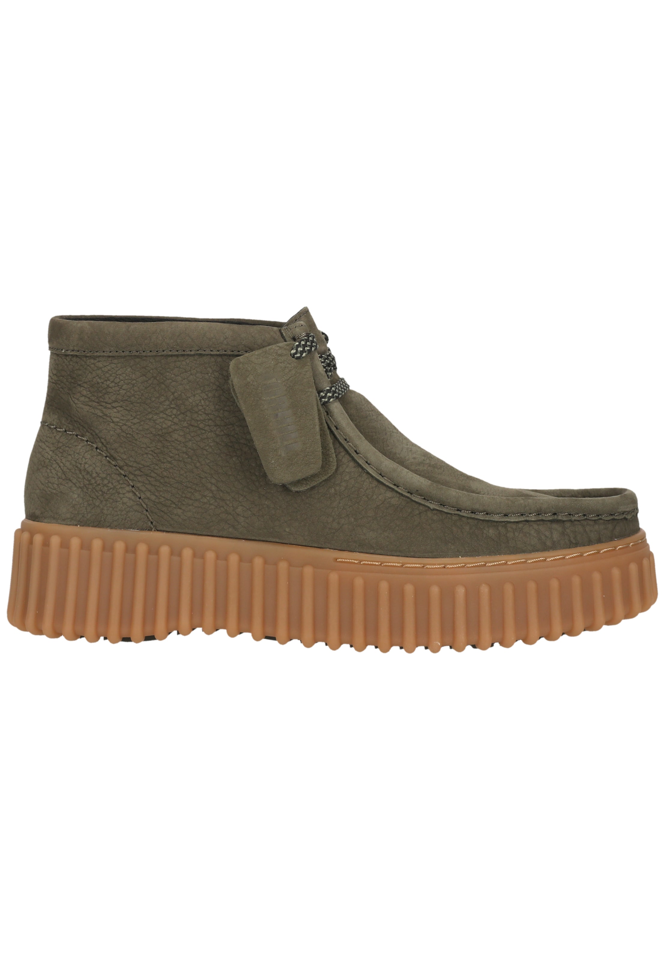 CLARKS Veterschoen 'Torhill Moss' in Groen