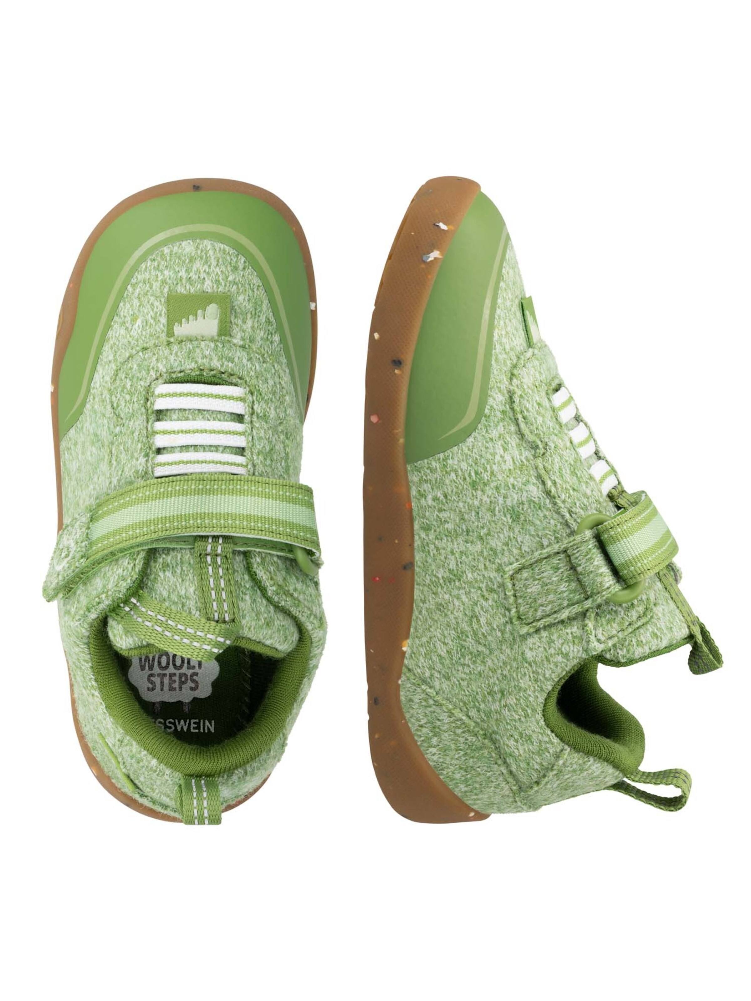 GIESSWEIN First-Step Shoes 'Wooly Steps' in Green