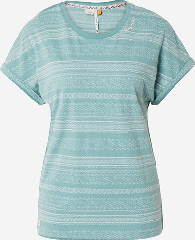 Ragwear T-shirt 'MONZZA' en turquoise / blanc, Vue avec produit