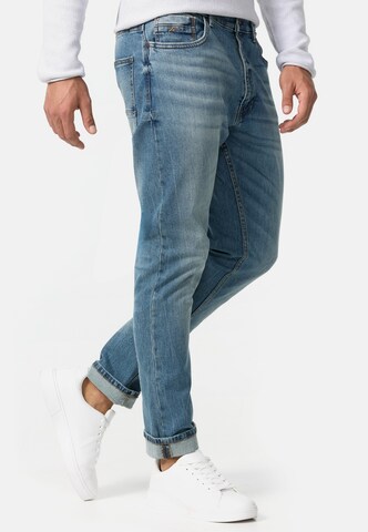 INDICODE JEANS Regular Jeans ' Chammy ' in Blauw