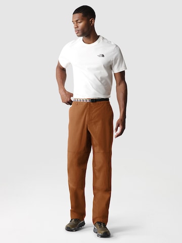 THE NORTH FACE Regularen Outdoor hlače 'ROUTESET' | rjava barva