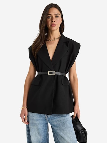 Gilet da completo di Bianco Lucci in nero: frontale