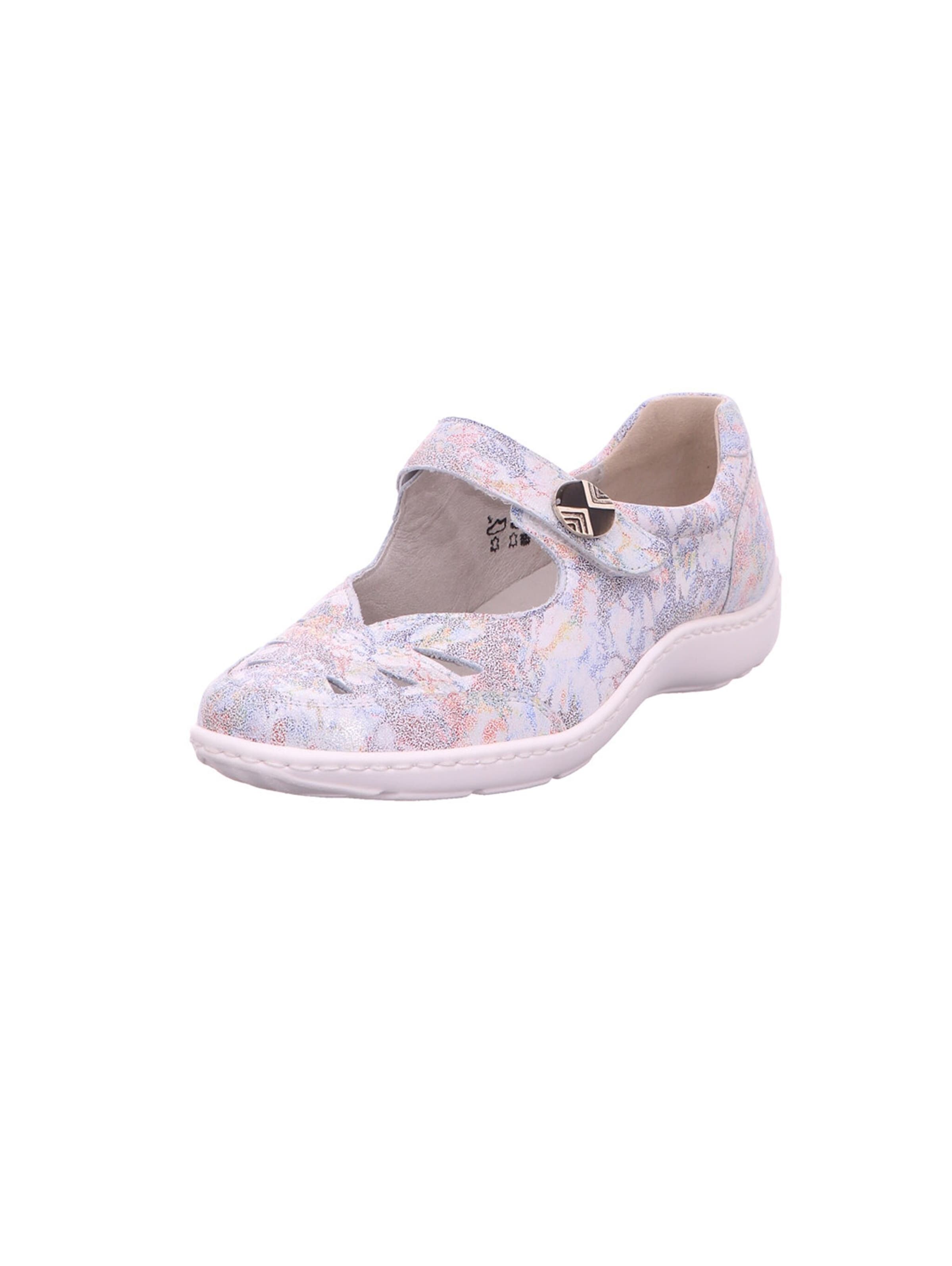 WALDLÄUFER Strap ballerina 'Henni' in Pink: front