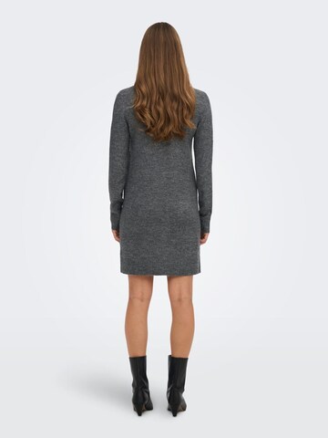 JDY Knitted dress 'ELANOR' in Grey