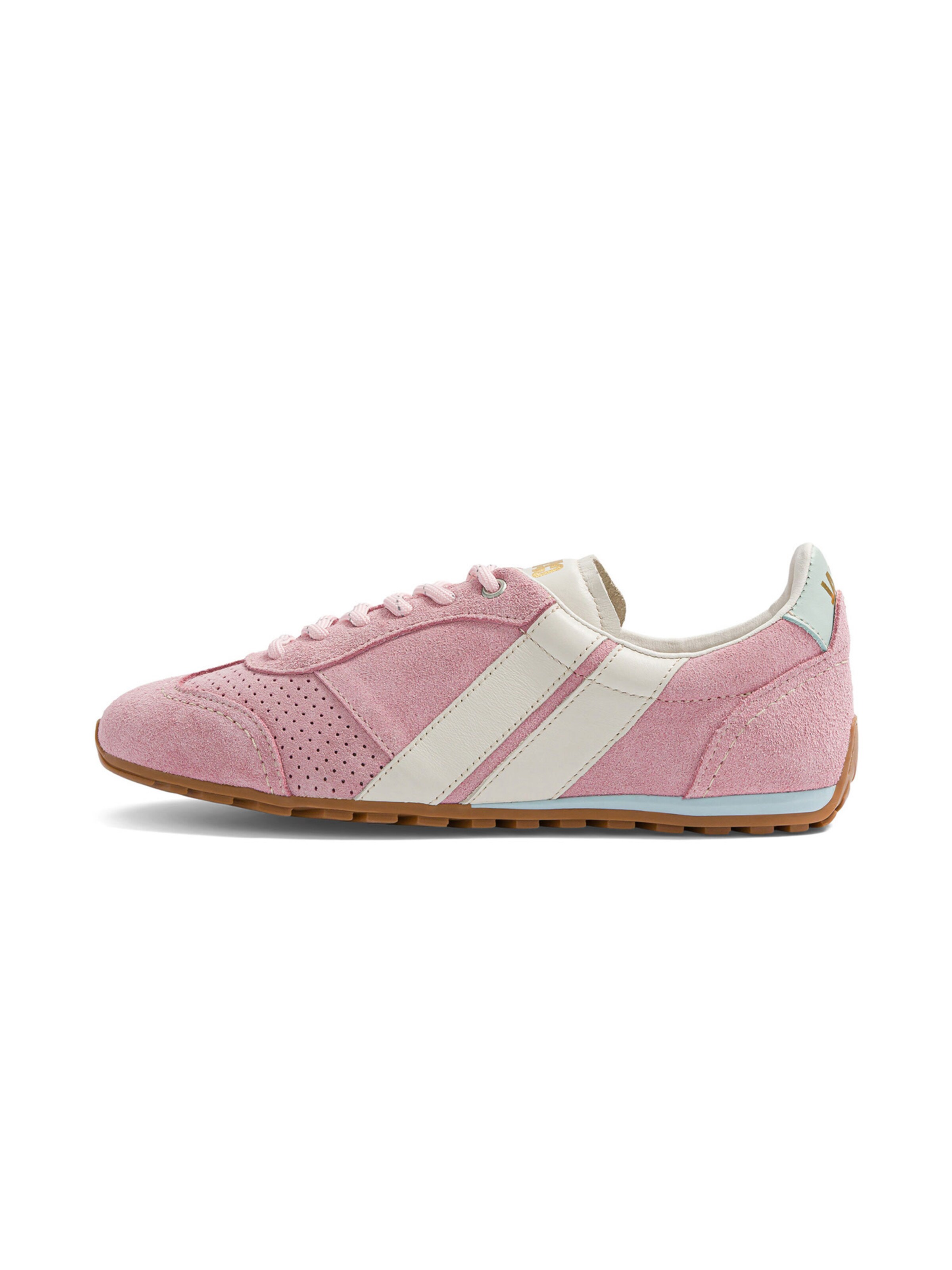 Caval - Sapatilhas slip-on ' BALLET ' em rosa: lateral