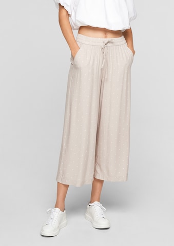 Q/S by s.Oliver Pants in Beige: front