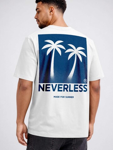 Neverless Shirt 'Palmen' in White