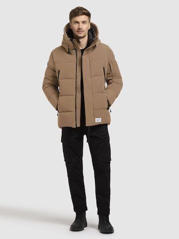 khujo Winter Jacket ' TATO ' in Brown