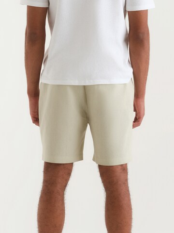 Regular Pantalon 'Jonas' ABOUT YOU x Kevin Trapp en beige