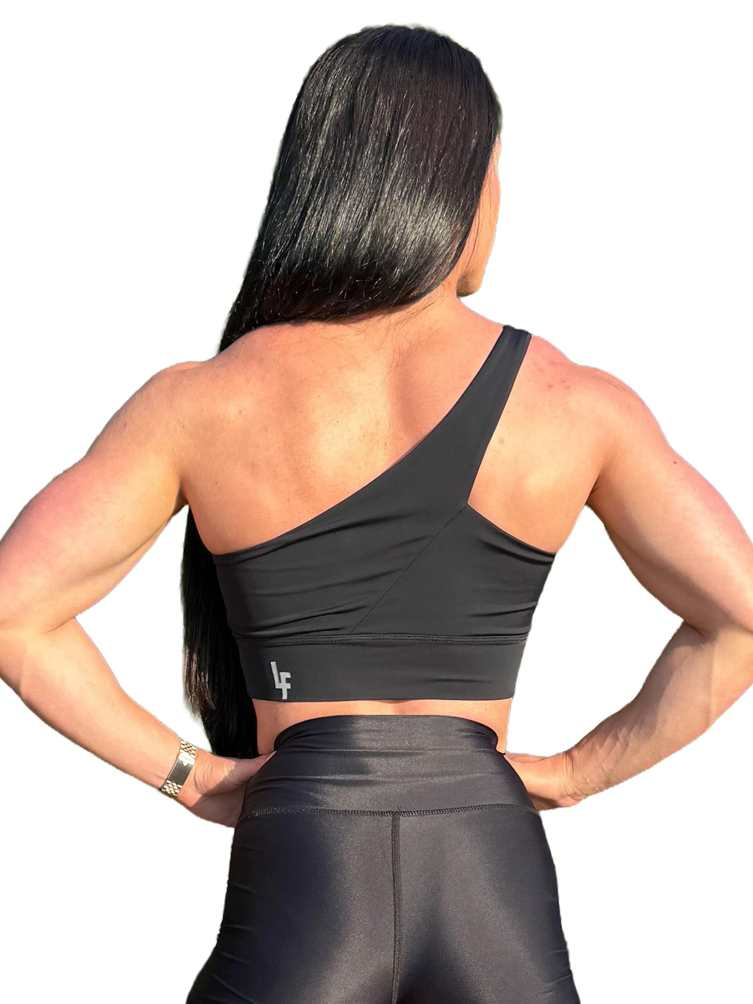 Top sportivo 'Top Carmela' di LUXFEEL in nero