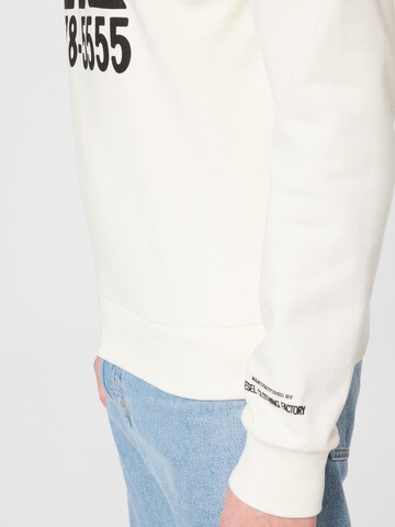 DIESEL Sweatshirt 'GINN' i hvid