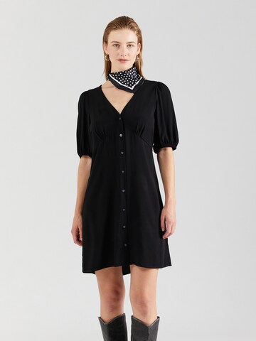 GAP Shirt dress in Black: front