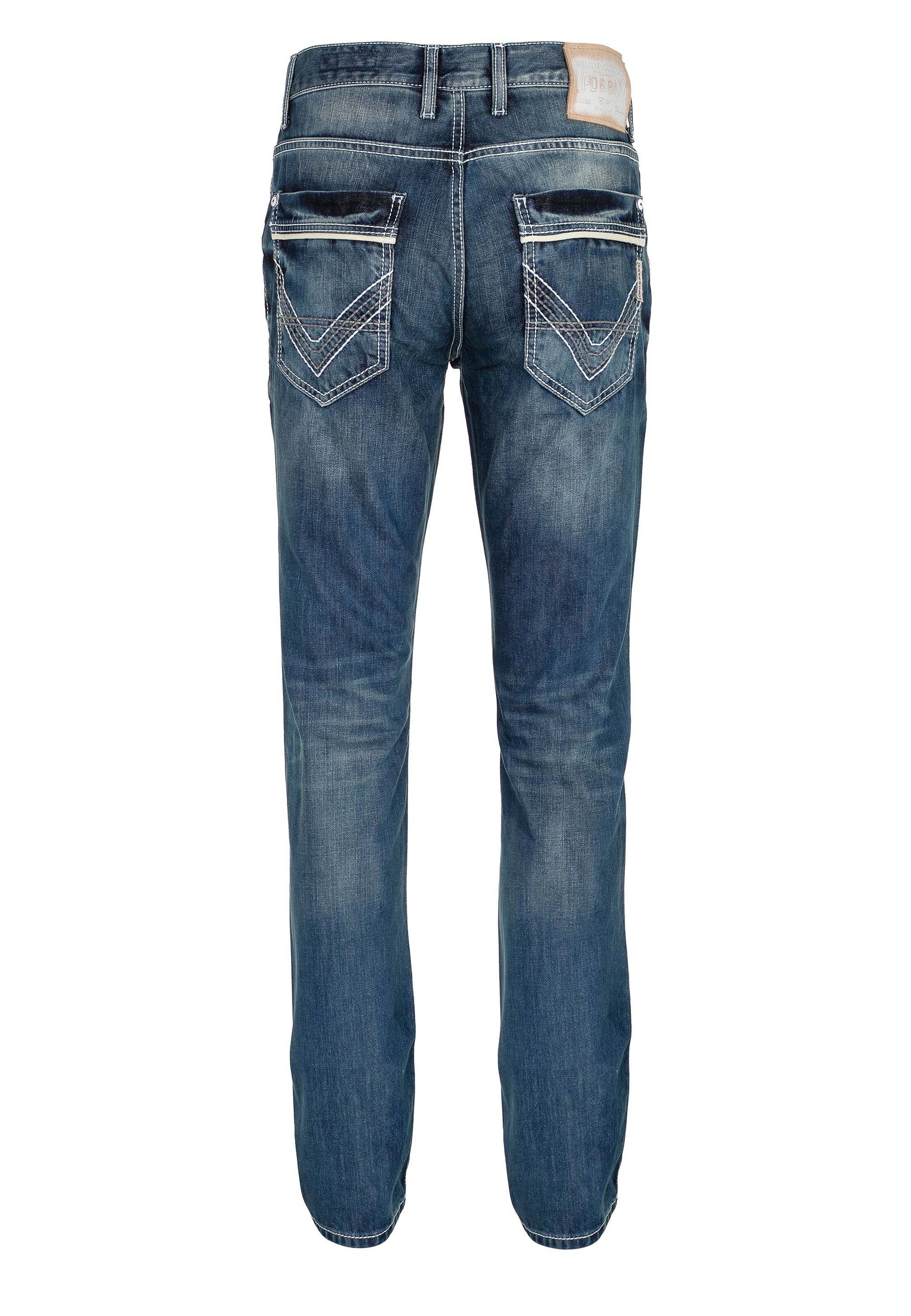 CIPO & BAXX Regular Jeans in Blauw