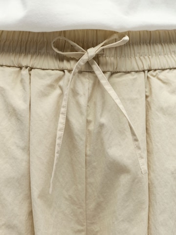OBJECT - Pierna ancha Pantalón plisado 'OBJBerta' en beige