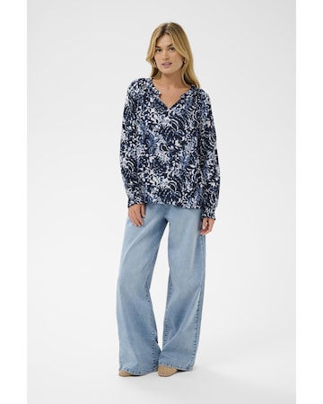 Cream Bluse 'CRTiah' in Blau