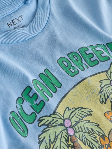 T-Shirt Next en bleu