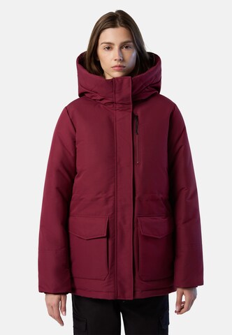 North Sails Winterparka 'Biscay' in Lila: voorkant