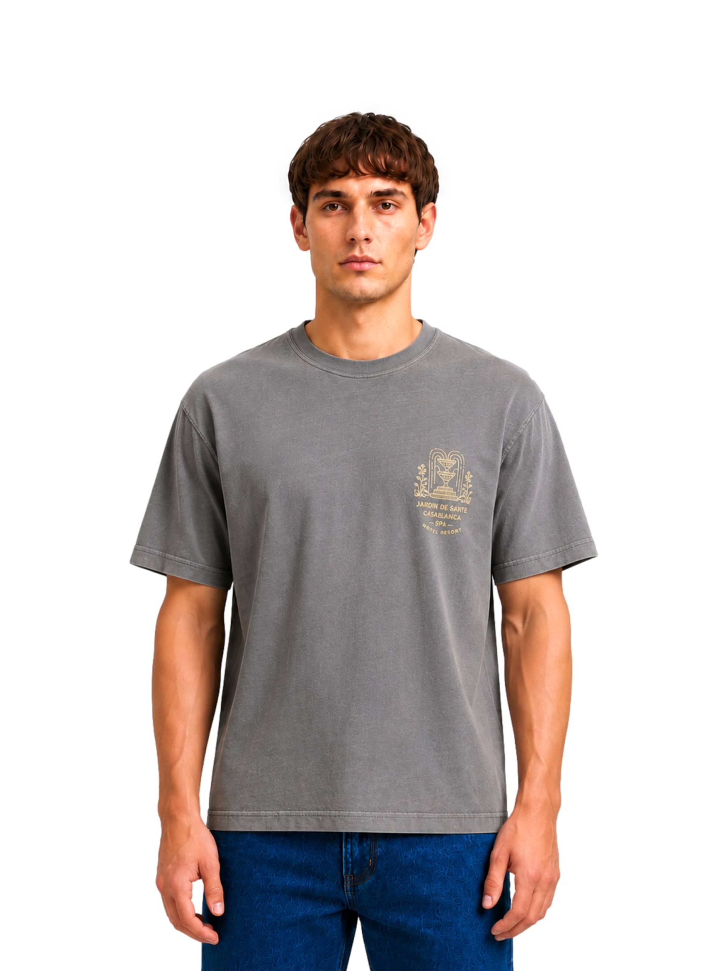 Maglietta 'Manson' di JACK & JONES in grigio: frontale