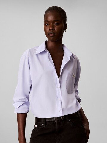 Calvin Klein Jeans Shirt in Lila: Vorderseite