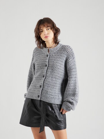 Esmé Studios Knit cardigan 'Linda' in Grey: front