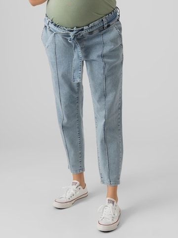 MAMALICIOUS Regular Jeans 'Cedar' in Blue: front