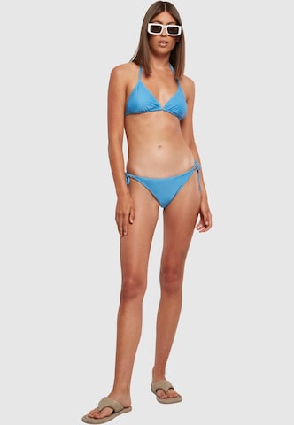 Urban Classics Triangel Bikini in Blau