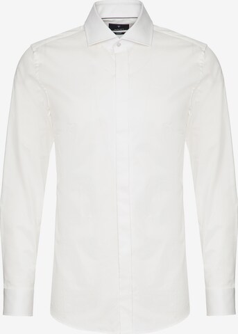 JOOP! Slim fit Button Up Shirt ' Pano1 ' in White: front